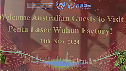 Penta Laser Welcomes Australian Customers to Visit and Showcases Leading Laser Cutting Technology